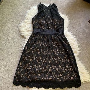 Banana Republic black lace dress. Size 4.